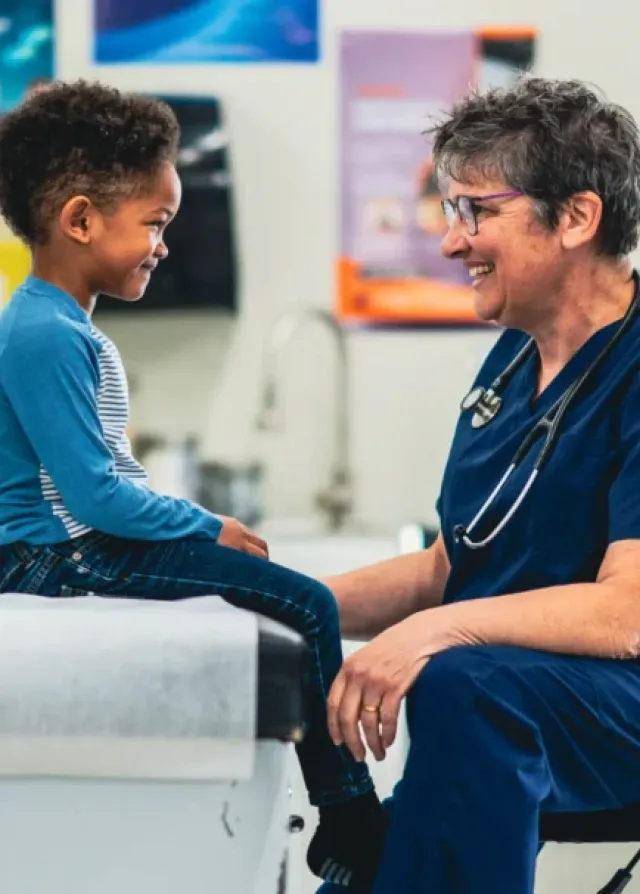 Patient enfant et praticien