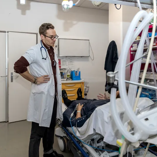 Médecin aux urgences