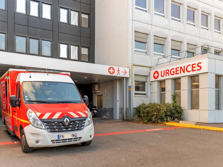 Pompiers aux urgences