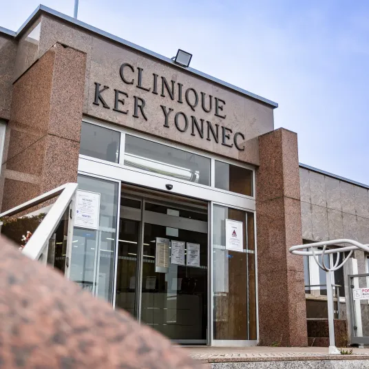 Entrée de la clinique Ker Yonnec
