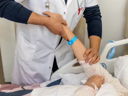 Médecin avec patiente