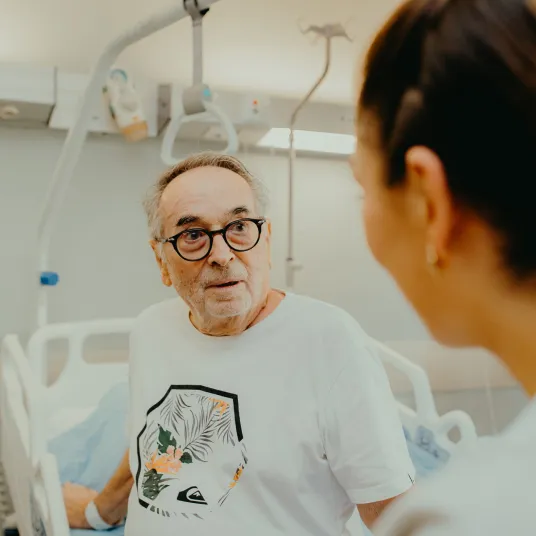 Patient et un proche
