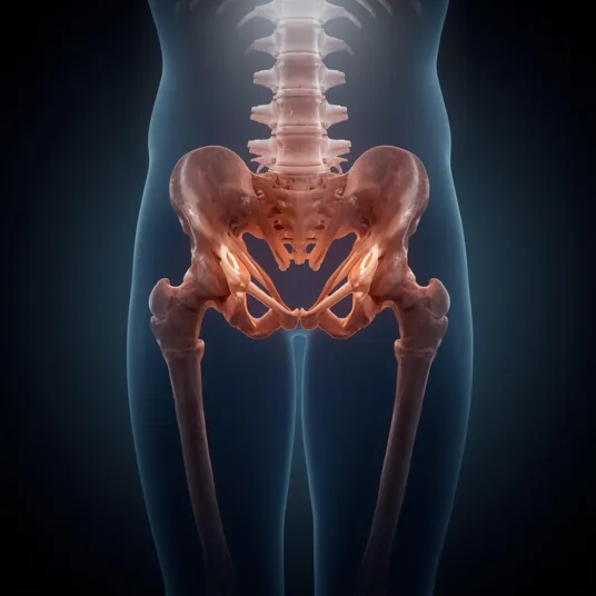 Représentation visuelle de la hanche.