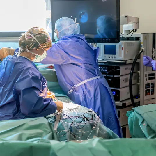 Personnel du bloc de la Clinique du Sport Bordeaux Mérignac