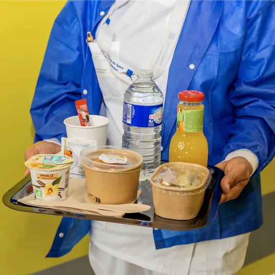 Plateau repas de la Clinique du Sport à Bordeaux-Mérignac