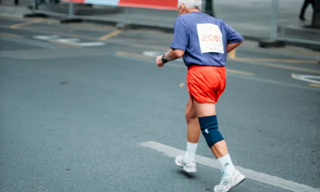 Photo d'une personne qui court