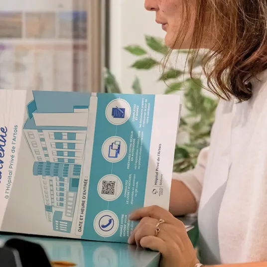 Pochette de Bienvenue Hopital Privé de l'Artois