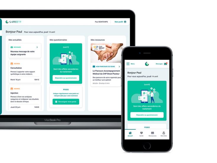 Cureety sur ordi et tel