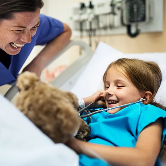 Enfant hospitalisé