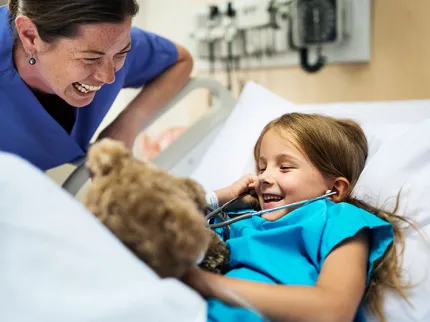 enfant hospitalisé