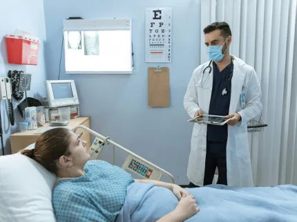 patient en chambre