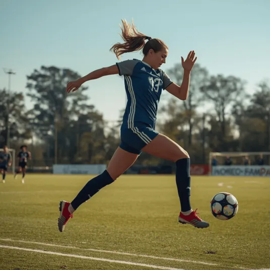 Photo du footballeuse