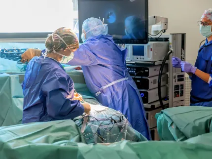 Personnel du bloc de la Clinique du Sport Bordeaux Mérignac