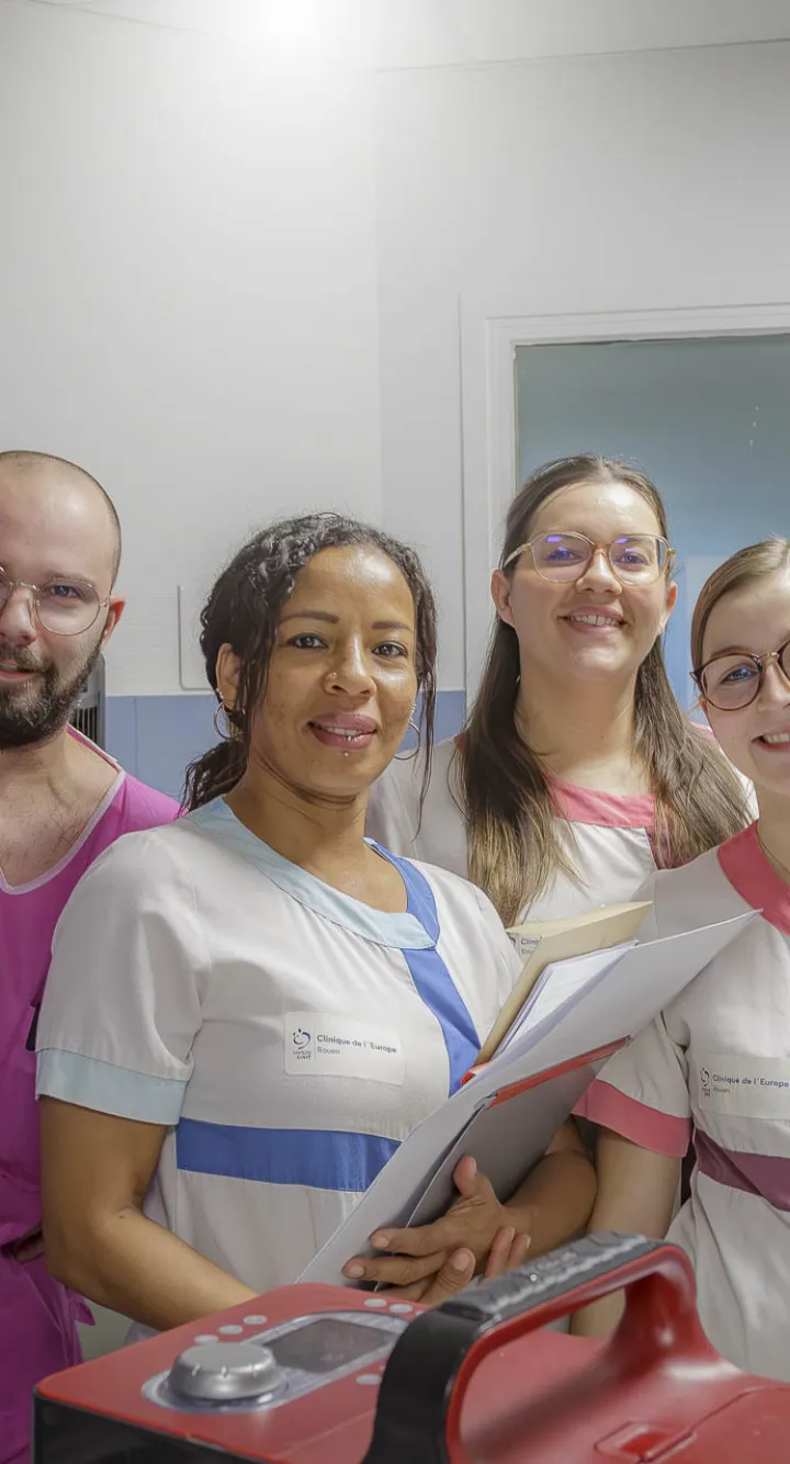 équipe de soignants