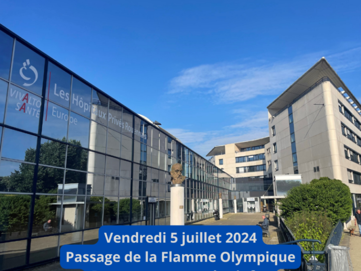 Flamme olympique - passage du 5 juillet 2024