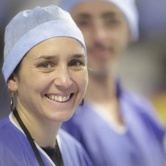 Infirmière SPPI avec le sourire