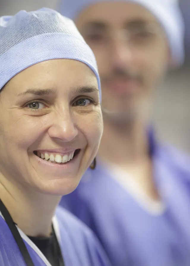 Infirmière SPPI avec le sourire