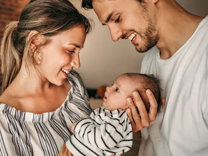 Parents avec nouveau-né