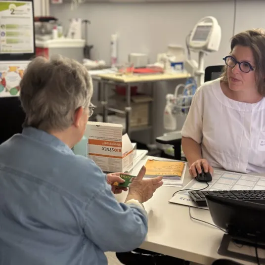 IDE USNP avec patiente