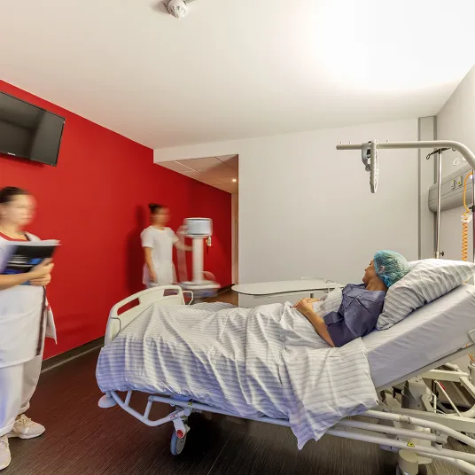 Chambre patient clinique Saint-antoine