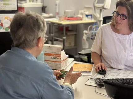 IDE USNP avec patiente