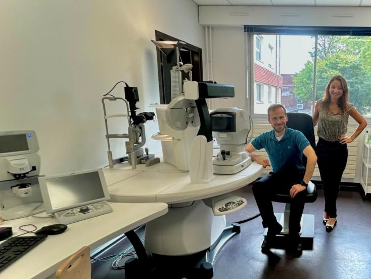 Dr Chloé Ngo et Dr Étienne Letesson, ophtalmologistes aux Hôpitaux Privés Rouennais - Saint-Antoine