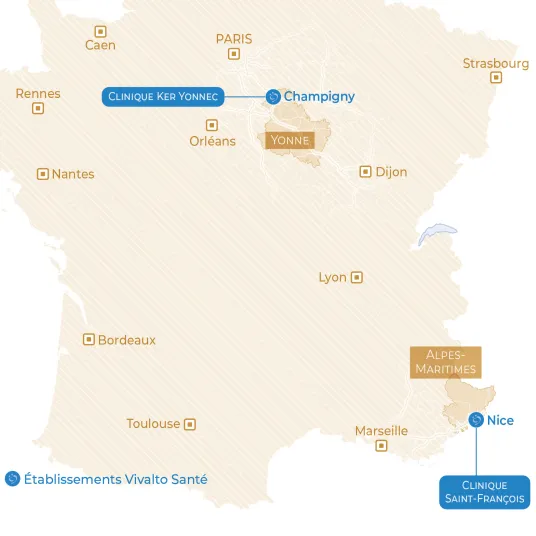 Carte Autre Territoire Vivalto Santé