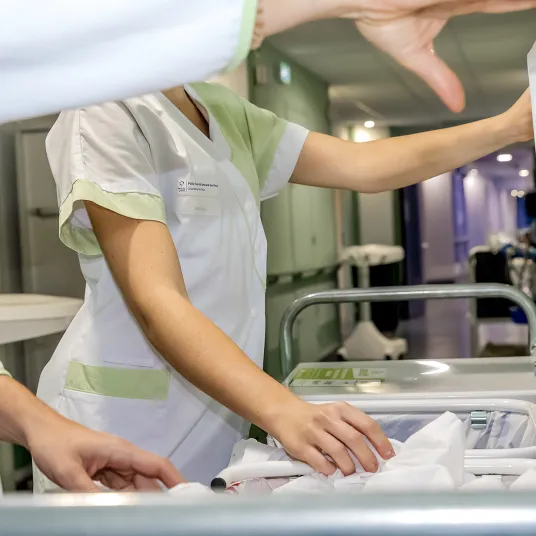 Personnel soignant du Pôle Santé Léonard de Vinci 