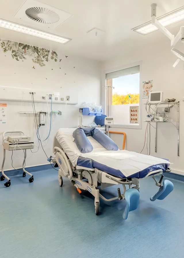 Salle de pré-travail Pôle Santé Léonard de Vinci