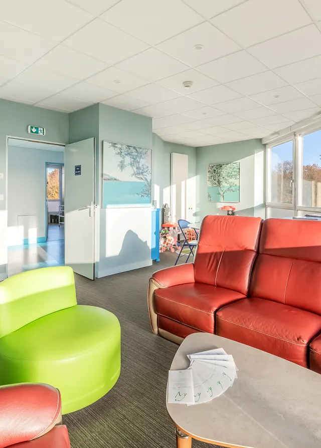 Salon d'accueil des familles