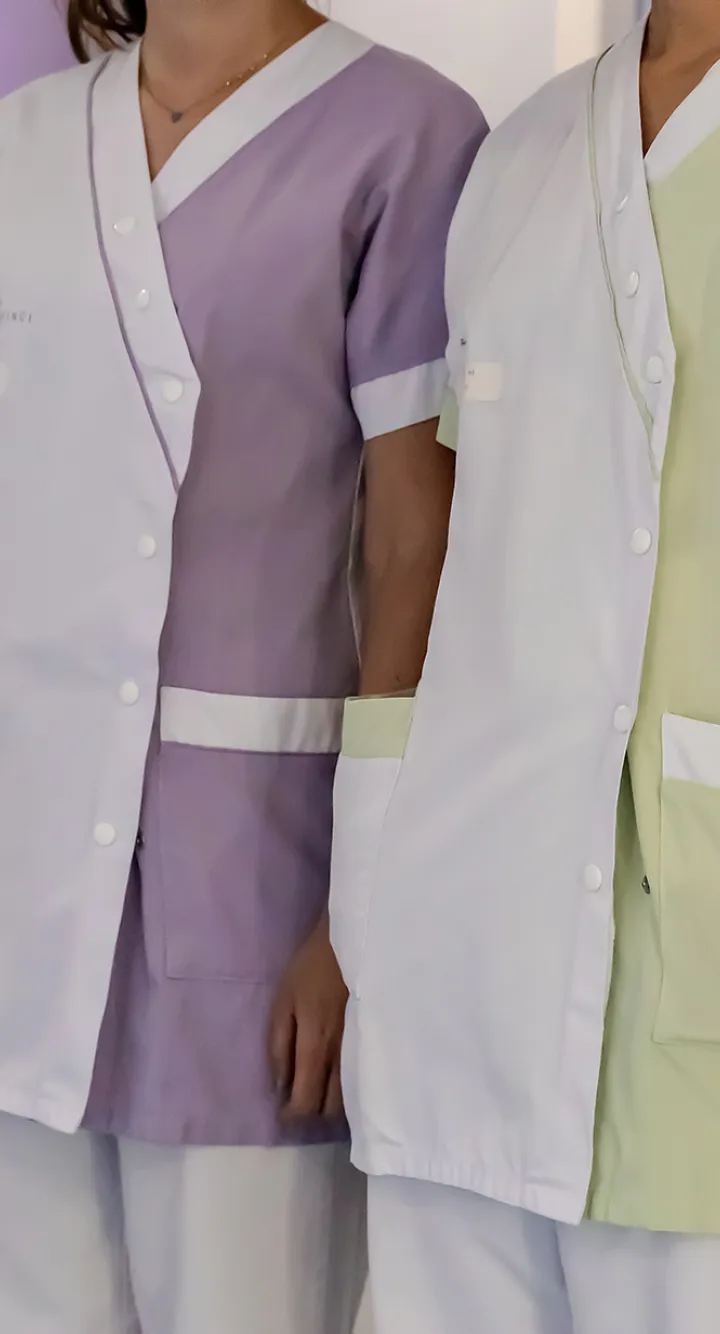 Trois infirmières du Pôle Santé Léonard de Vinci - Groupe Vivalto Santé