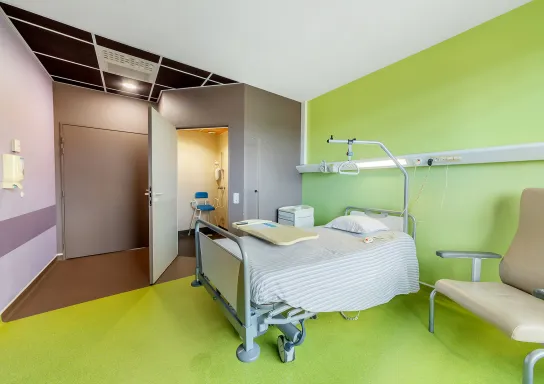 Chambre prestige à la Polyclinique Lyon Nord