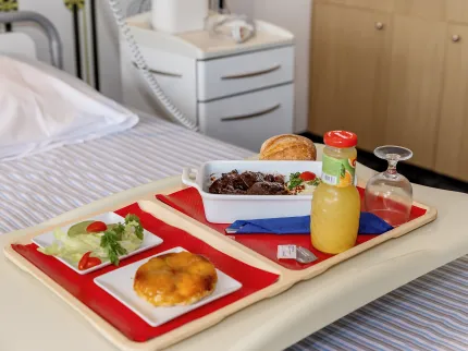 Plateau repas de la Polyclinique Lyon Nord