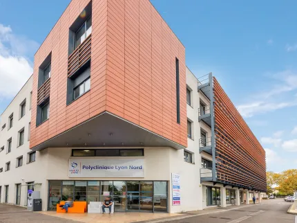 Plan extérieur de la Polyclinique Lyon Nord