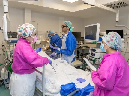 Intervention au bloc endoscopie à la Polyclinique Lyon Nord