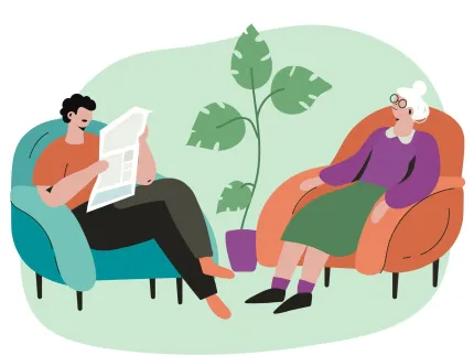 Représentation visuelle de la gérontopsychiatrie