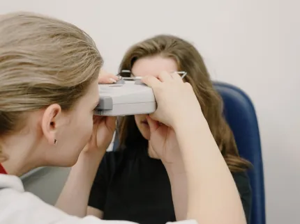 Inspection des yeux