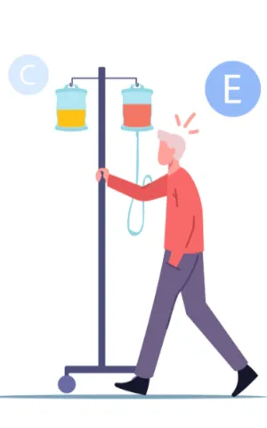 Visuel de la nutrition parentérale